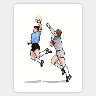 hand of god in football Sticker